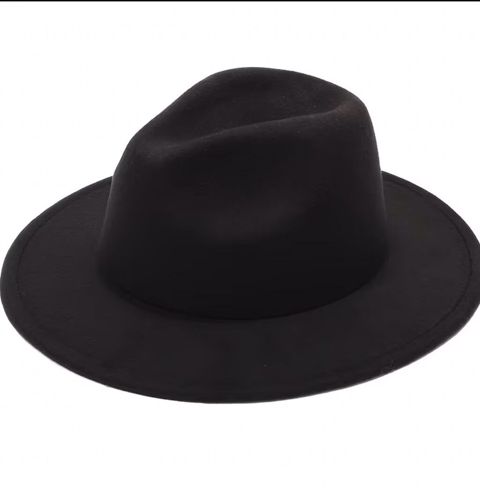 Klassik qara fedora şapka - Rəng: qara - Üslub: fedora/kənarlı şapka — Aytekin