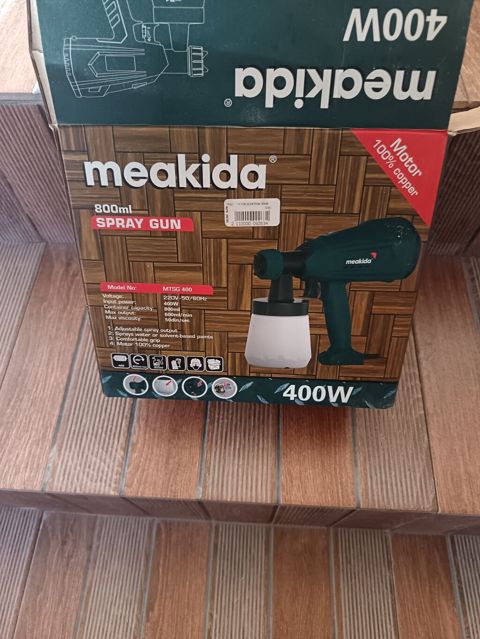 Meakida Mtsg 400 elektrik boya tapançası - Güc: 400W (motor 100% mis — 30 ₼ · İmişli · Krasko püskü Meakida Mtsg 400 elektrik boya tapançası - Güc: 400W (motor 100% mis — İmişli