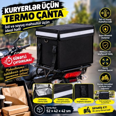 Motokuryer çantası — 85 ₼ · Bakı · Biznes və avadanlıq Motokuryer çantası — Bakı