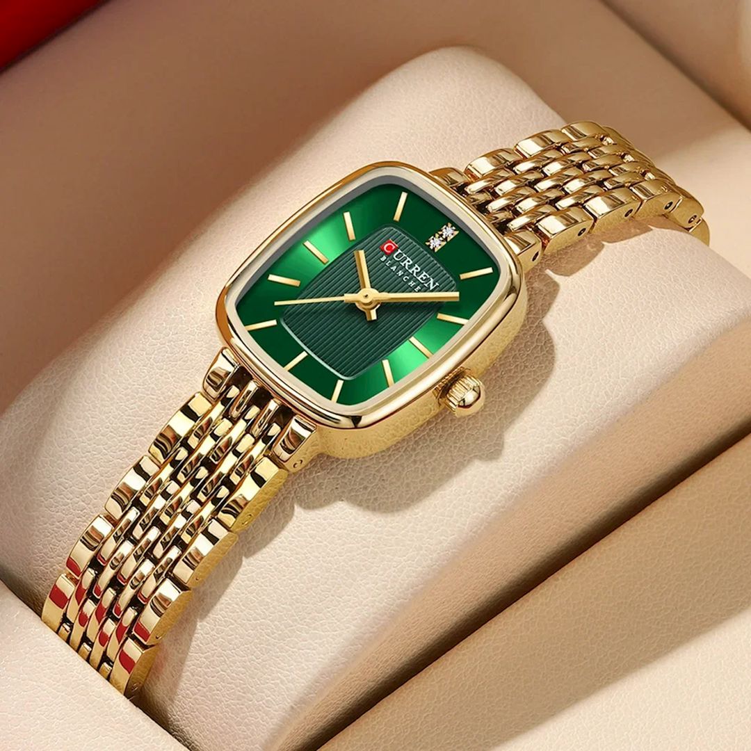 Qol saatı Curren 9093 Gold/Green — Mallar, Bakı (2)