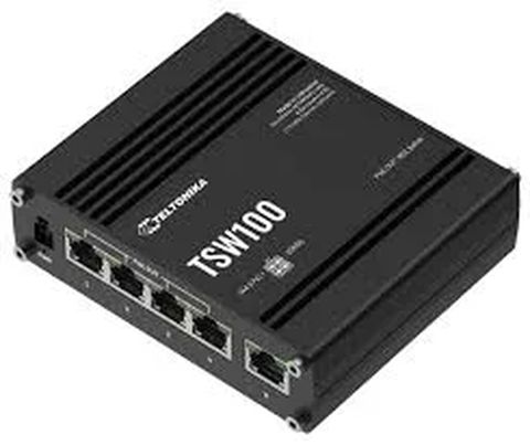 Teltonika TSW100 Sənaye Tipli Ethernet PoE Keçid (Switch) TSW100 ağır — Bakı