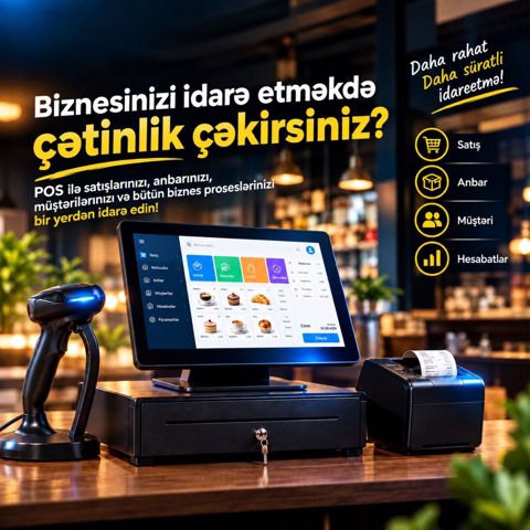 Bütün biznesinizi POS ilə idarə edin Satış Proqramı — Bütün — Bakı