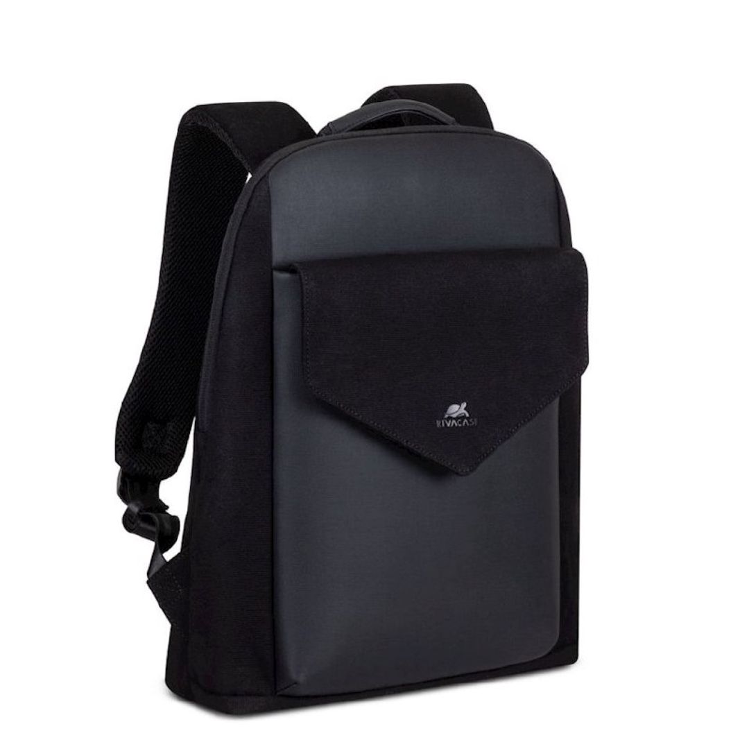 Noutbuk üçün bel çantası Rivacase 8524 Canvas Backpack 14 Black — Noutbuk aksesuarları, Bakı