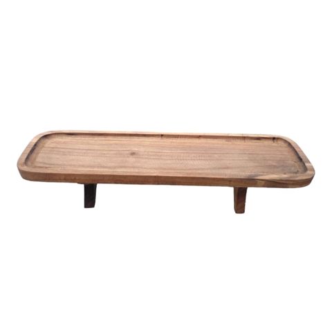 Süfrə lövhəsi KT490, taxta, ayaqlarla, qəhvəyi, 49x10x10 sm — Bakı