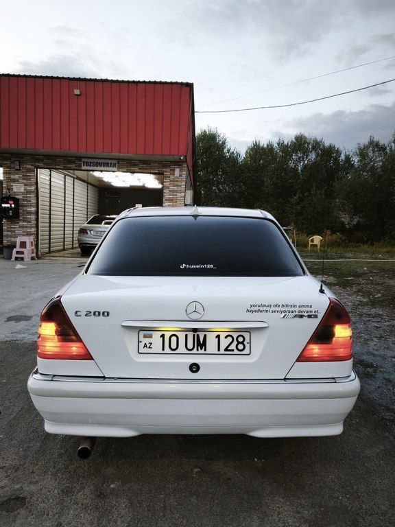 Mercedes C 200, 2.0 L, 1994 il, 500 000 km 10-UM-128 — Avtomobillər, Bakı (2)
