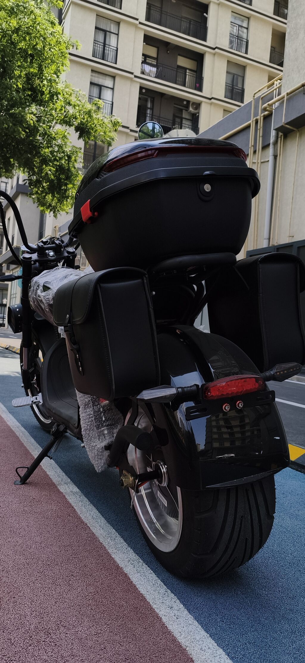 Elektrik skuter/moped – “citycoco” tərzində geniş təkərli model — Mopedlər və skuterlər, Bakı (5)