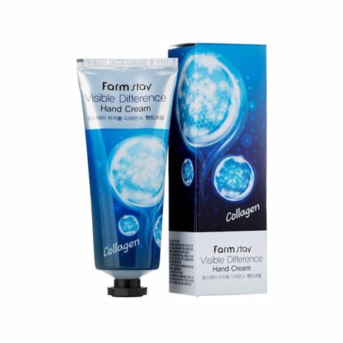 Əl kremi FarmStay Visible Difference Hand Cream Collagen kollagen ilə 100 ml — Bakı