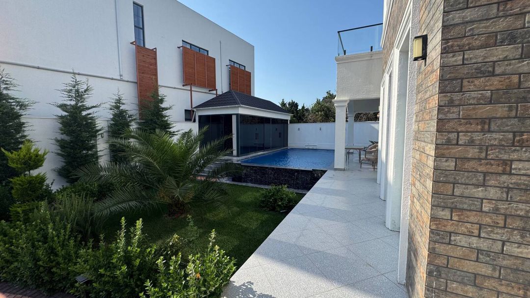 Satılır 6 otaqlı həyət evi/bağ evi 450 m² — Ev, villa, Bakı (2)