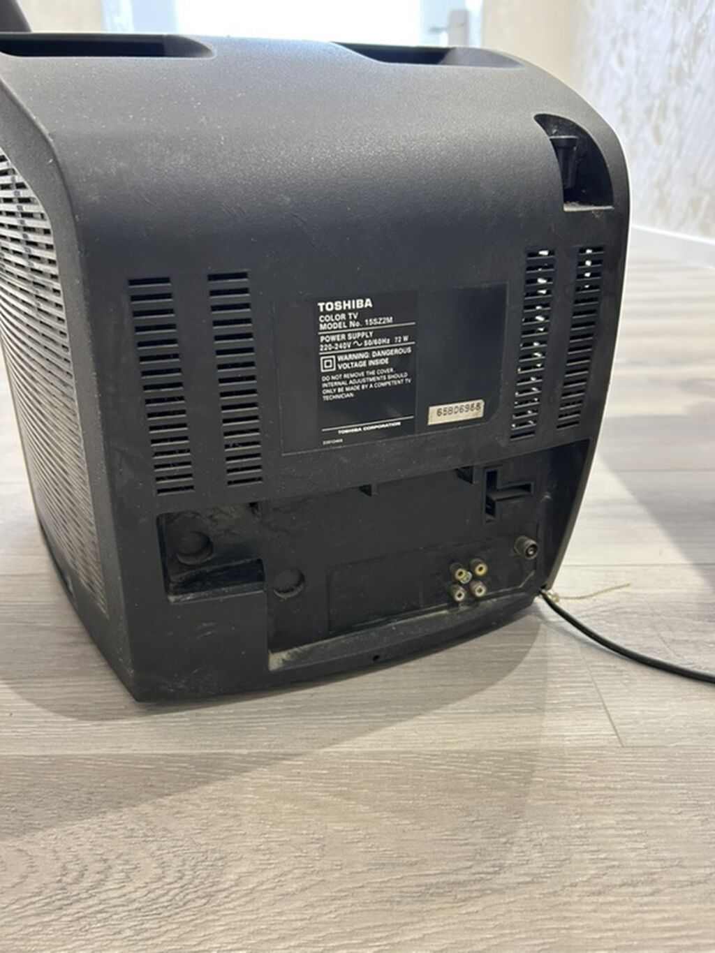 Toshiba markalı rəngli kineskop televizor. Kompakt ölçülü klassik CRT — Televizorlar, Sumqayıt (3)