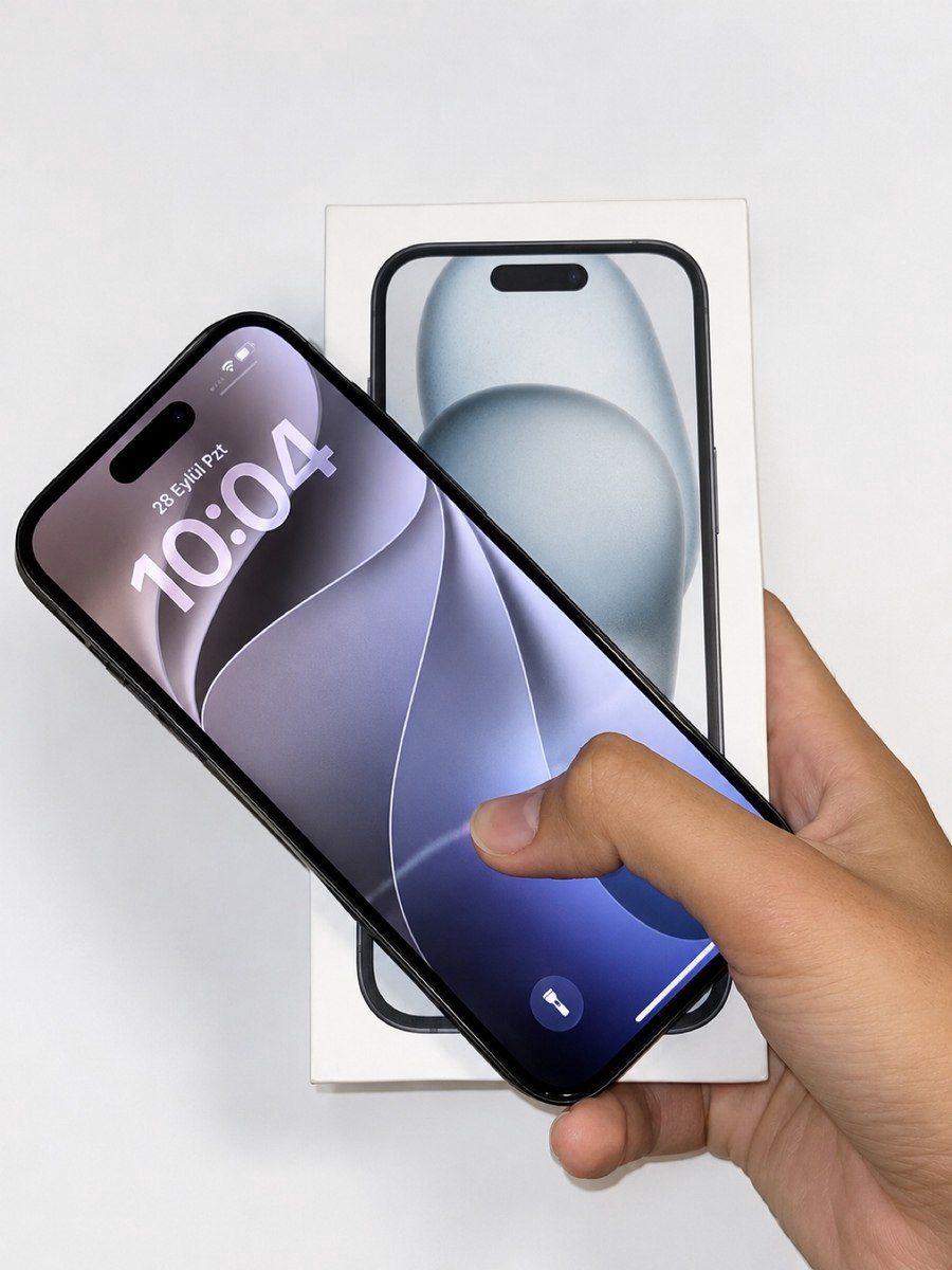 Apple iPhone 15 Black 128GB/6GB — Smartfonlar, Bakı (2)