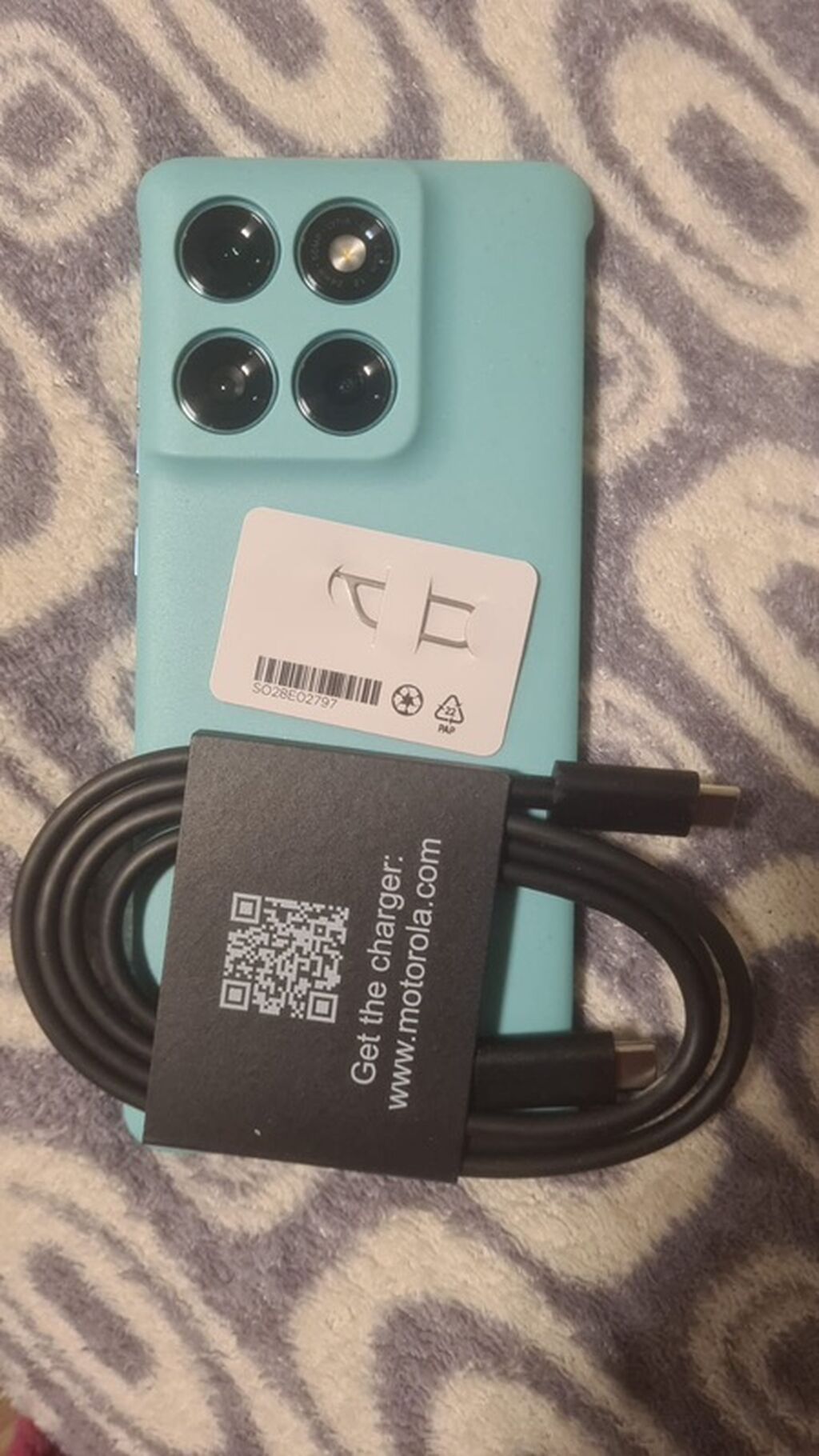 Motorola Edge 50 Fusion, rəng - Yaşıl, Sənədlərlə — Motorola, Bakı