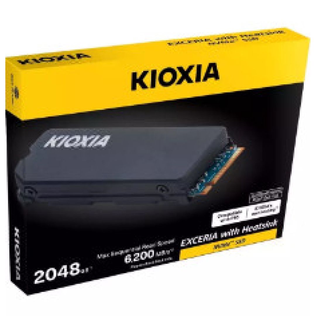 SSD disk kıoxıa excerıa heatsınk G4, LSC11K2T04G8, 2TB — Sabit diskləri, Bakı (3)