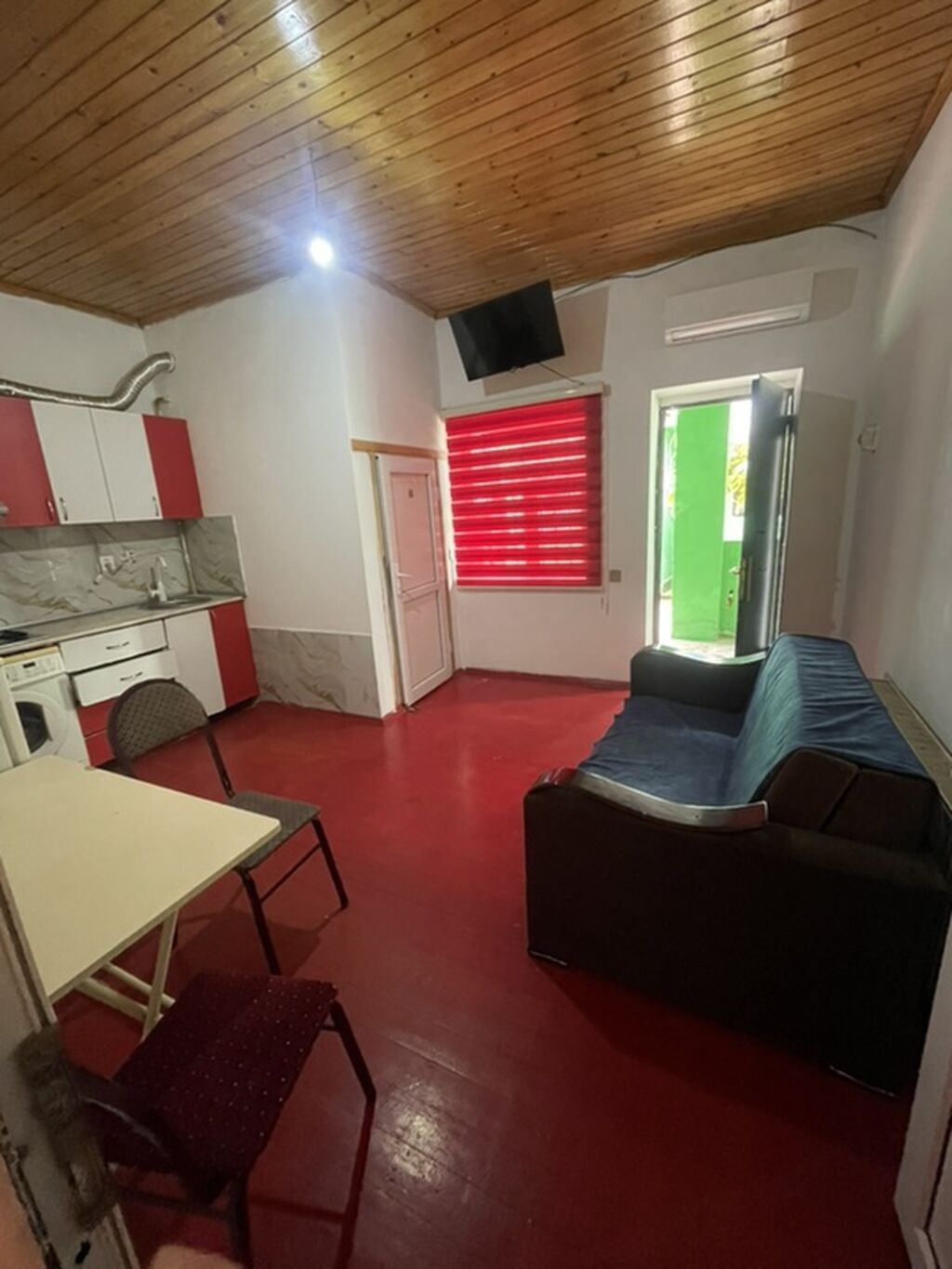 1 otaqlı, mətbəx-studio tipli kiçik ev/dağ evi. Plan və yerləşim — Ev, villa, Digah