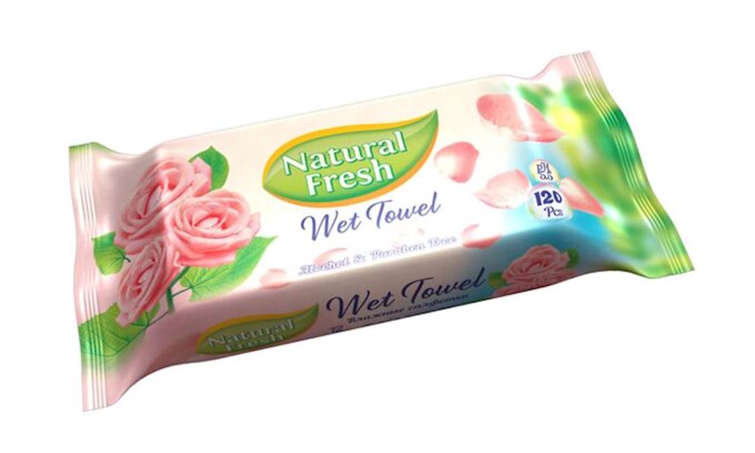 Uşaq üçün nəm salfetlər Sunlight Natural Fresh 120 əd — Mallar, Bakı
