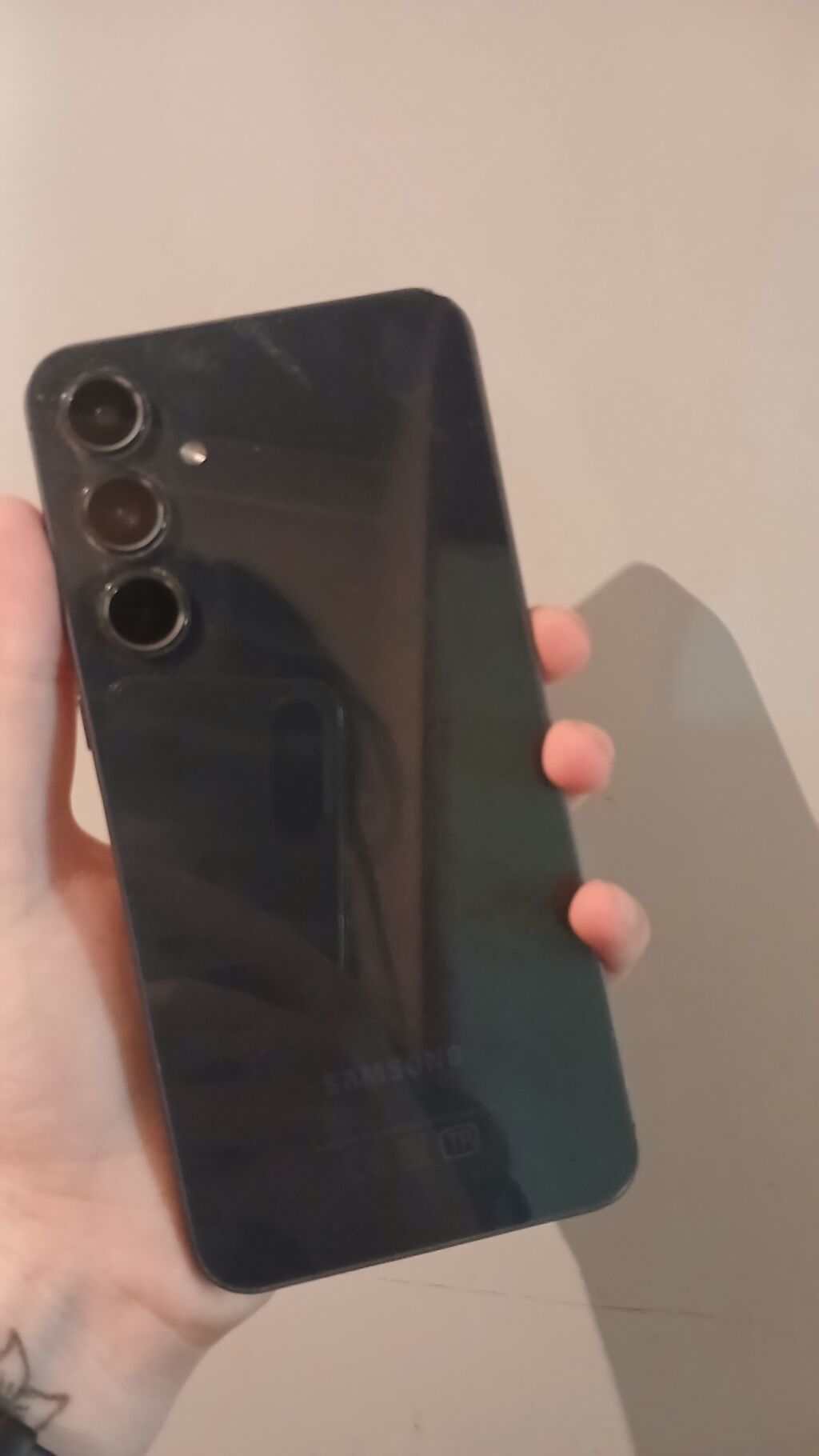 Samsung Galaxy A55 5G, rəng - Göy, Barmaq izi, Simsiz şarj, İki sim kartlı — Samsung, Gəncə