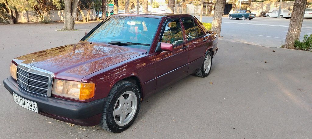 Mercedes 190, 1.8 L, 1992 il, 425 000 km 90-DM-183 — Avtomobillər, Bakı (6)