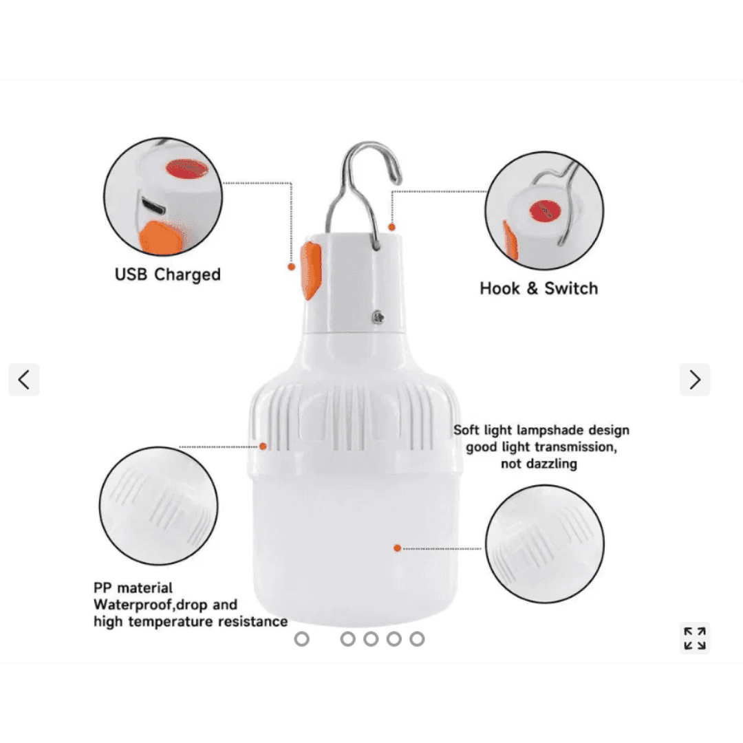 Xarici USB təkrar doldurulan yüksək parlaqlıqlı LED lampa — Ehtiyat hissələri, Bakı (4)