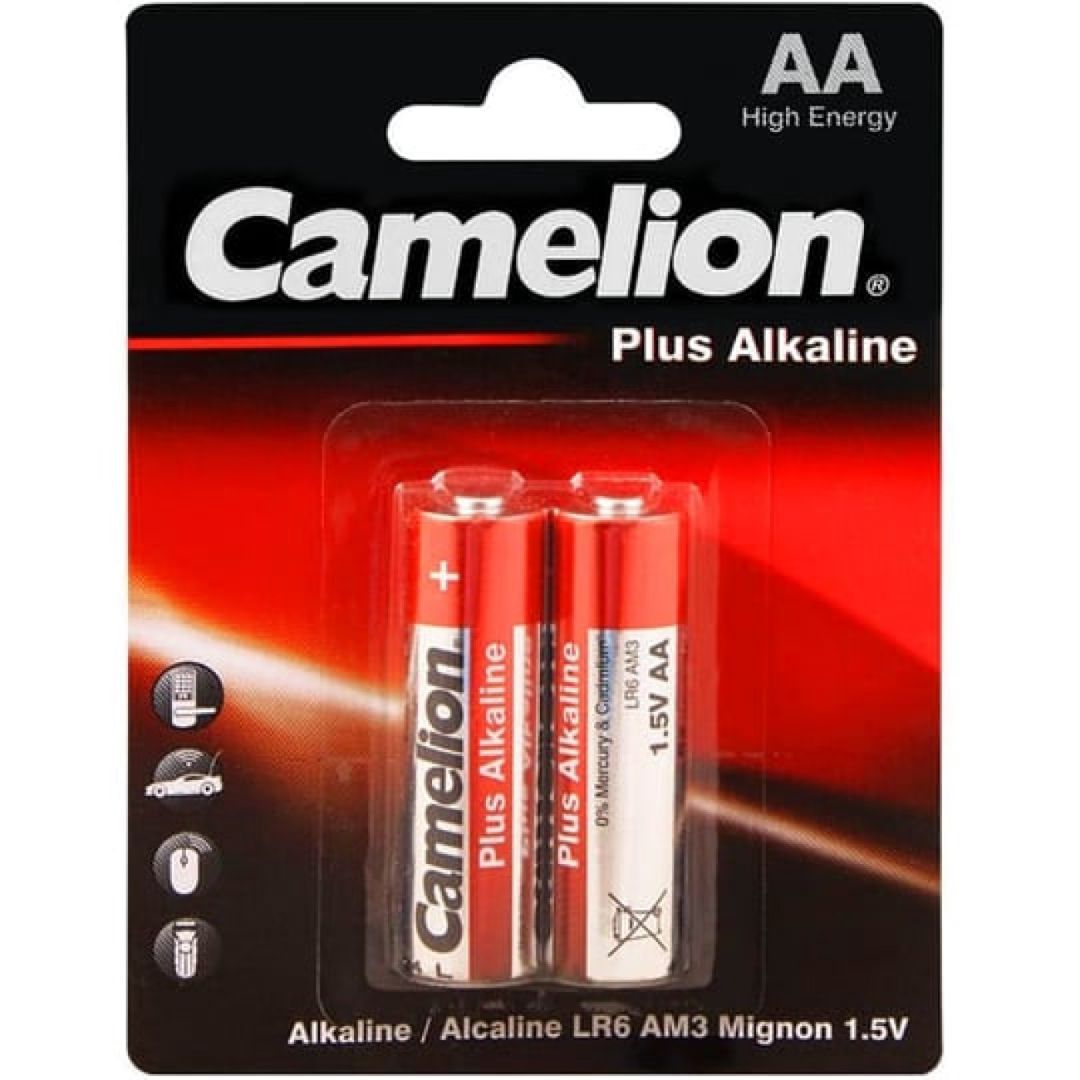 Camelion Plus Alkaline LR6 AA2 Battery — Batareyalar və şarj cihazları, Bakı