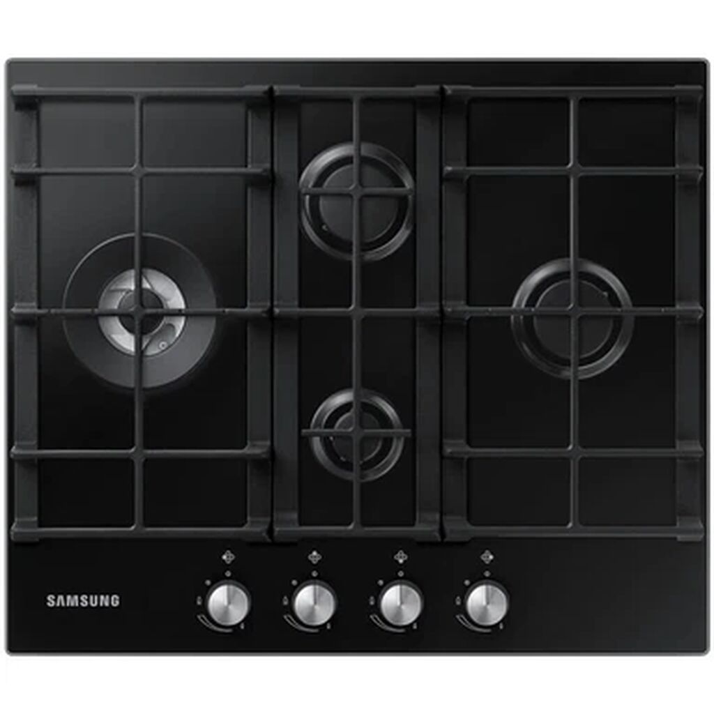 Samsung NA64H3030BK/WT Quraşdırılan Qaz Bişirmə Səthi – 4 ocaq, şüşə — Plitələr, Bakı