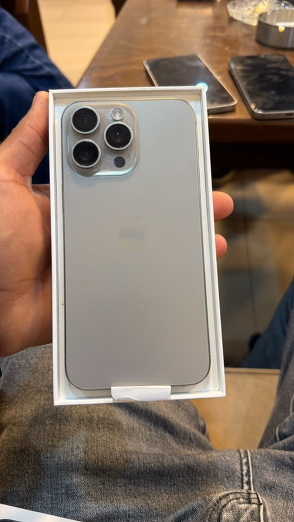 IPhone 15 Pro Max, Natural Titanium, Face ID — Apple iPhone, Bakı (2)