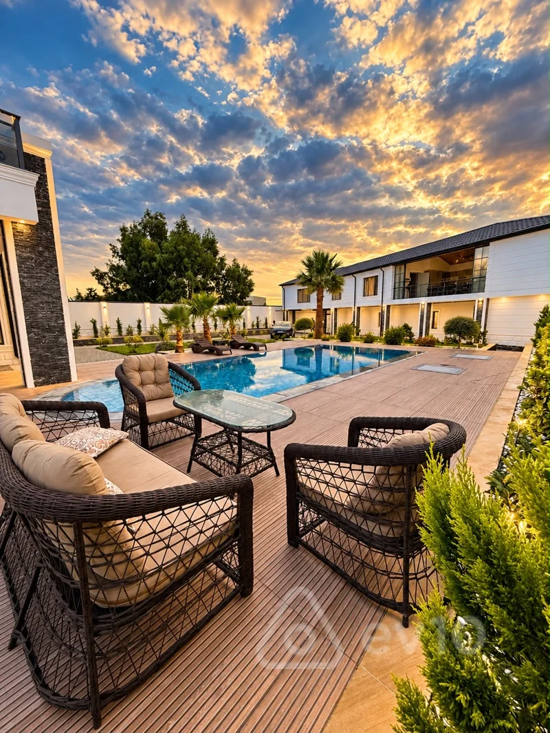 10 otaqlı həyət evi, 400 m², Mərdəkan Buzovna şossesi — Ev, villa, Bakı (2)