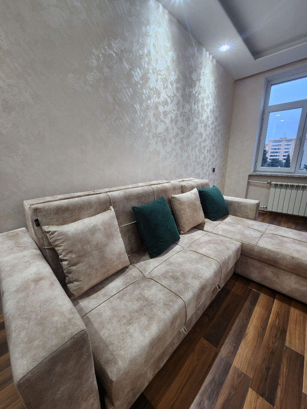 Künc divan, Yeni, Açılan, Bazalı, Nabuk, Çatdırılma yoxdur — Divanlər, Bakı (2)