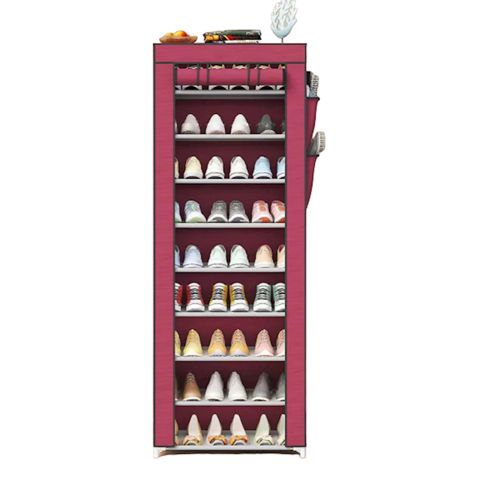 Portativ şkaf YSM-1190 Wine Red, döşəməüstü, 58x30x158 sm, plastik/polad/parça, tünd qırmızı — 44.54 ₼ · Bakı · Şkaflar Portativ şkaf YSM-1190 Wine Red, döşəməüstü, 58x30x158 sm, plastik/polad/parça, tünd qırmızı — Bakı