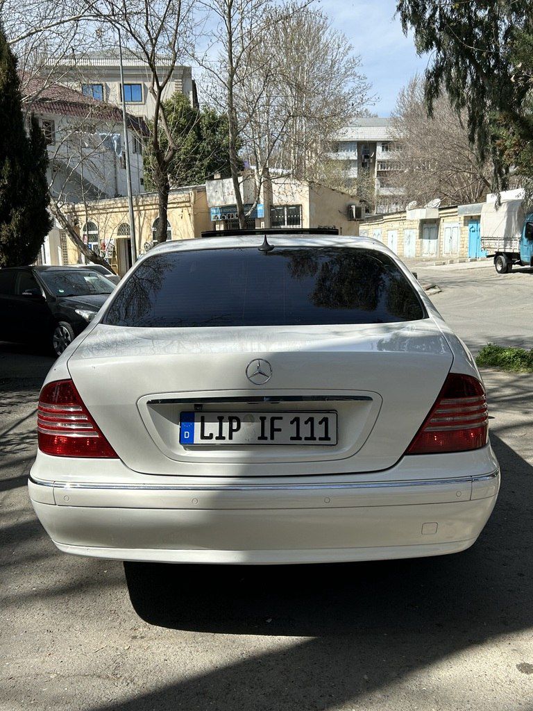 Mercedes S 350, 3.7 L, 2004 il, 280 000 km — Avtomobillər, Mingəçevir (2)