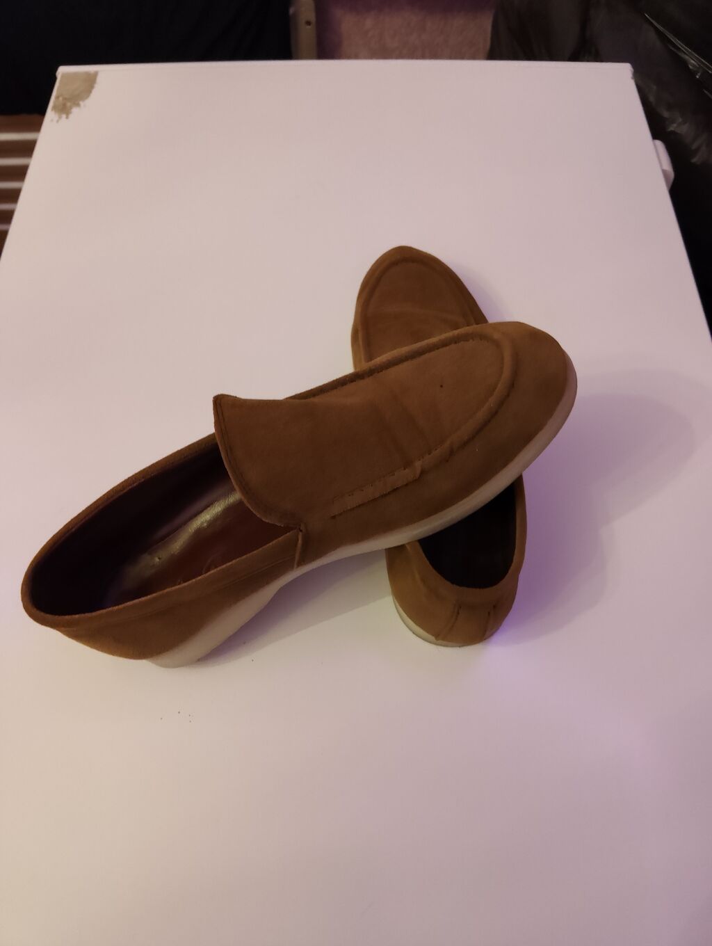 Kişi mokasinləri - Rəng: tünd qəhvəyi (brown) - Model: bağsız — Ayakkabılar, Masazır (5)