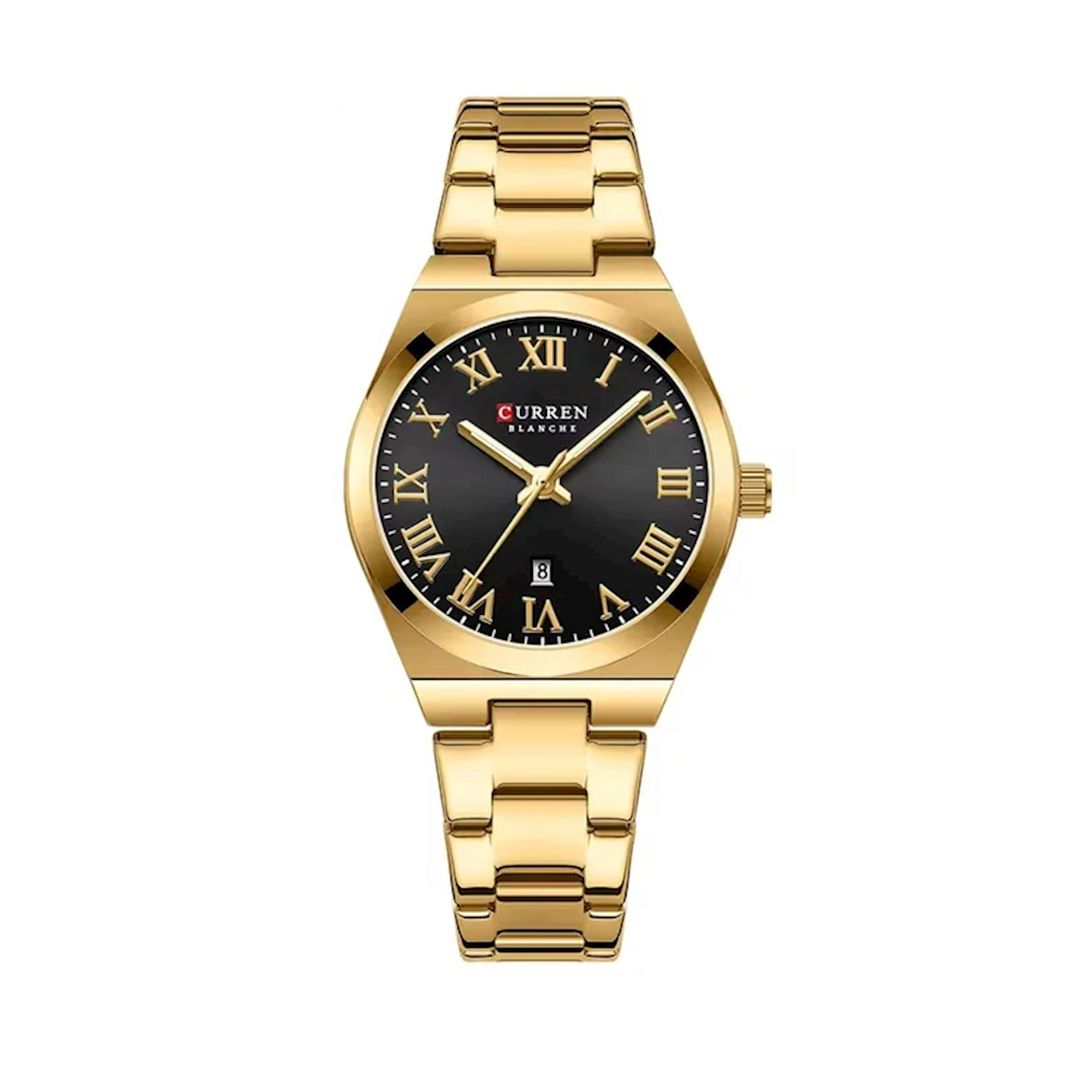 Qol saatı Curren 9095 Gold/Black — Mallar, Bakı