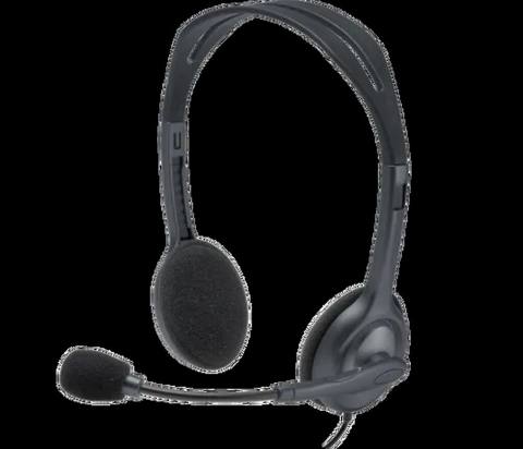 Logitech H111 Naqilli Stereo Qulaqlıq Logitech Stereo Headset H111 — İbay Az — Headphones
