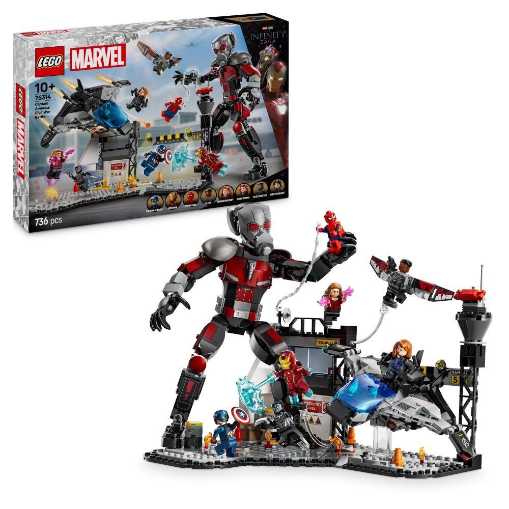 Konstruktor Lego Marvel Captain America Civil War Battle 76314 — Mallar, Bakı