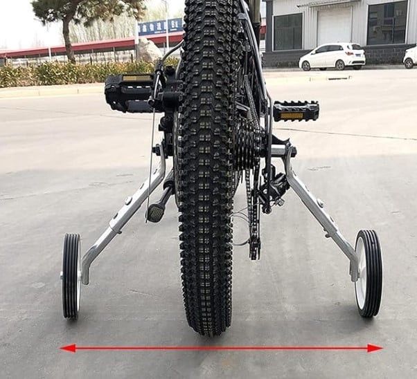 Velosiped üçün yan təkərlər, gümüşü rəng, 16/20/24 ölçülər üçün - bikesport_11 — Mallar, Bakı (2)