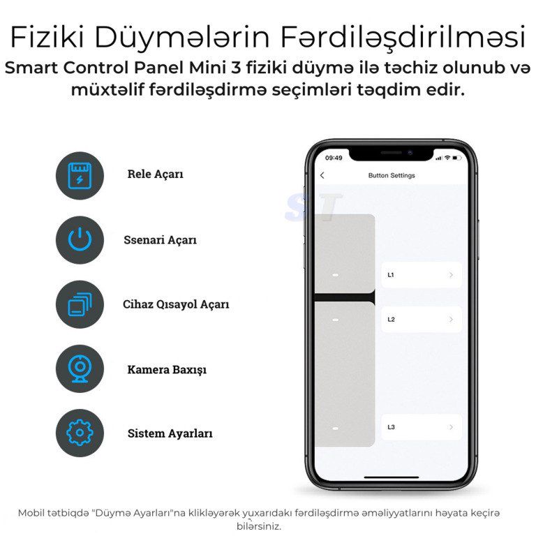 Ağıllı ev idarəetmə paneli — Ağıllı ev və təhlükəsizlik, Bakı (7)