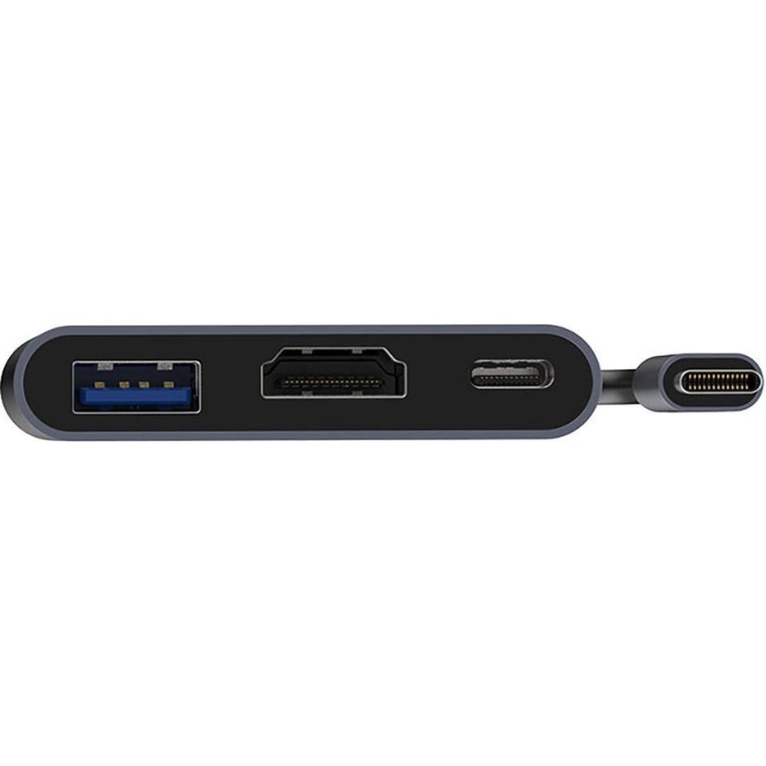 Recci RH05 Type-C - Type-C PD100W/HDMI 4K@30Hz/USB3.0 Dəstəklənən 3-in-1 Replikator Qovşağı — Telefonlar və qadjetlər, Bakı (4)