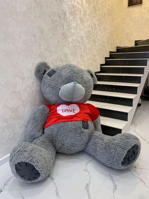 2 Metrlik Teddy Mişka Sevdiyiniz insanı adi hədiyyə ilə yox — 150 ₼ · Bakı · Yumşaq oyuncaqlar 2 Metrlik Teddy Mişka Sevdiyiniz insanı adi hədiyyə ilə yox — Bakı