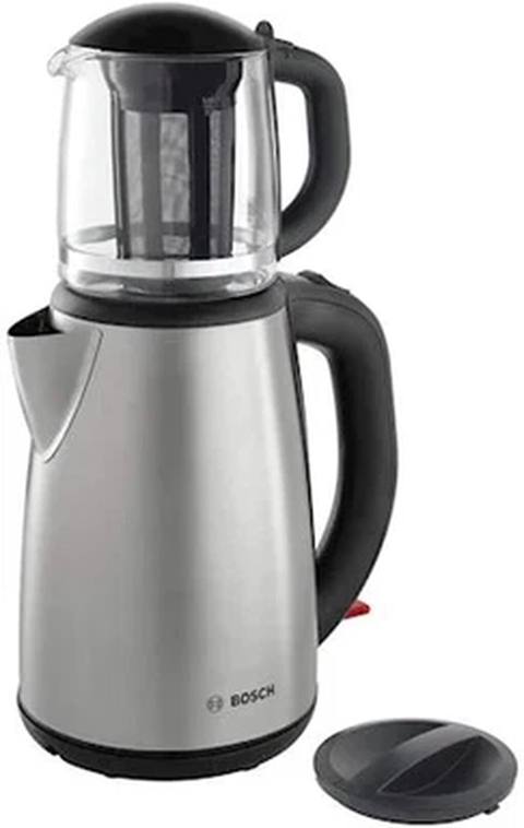 Bosch TTA5603 Elektrik Çaydan – Samovar tipli şüşə dəmkeşli çay dəsti — Bakı