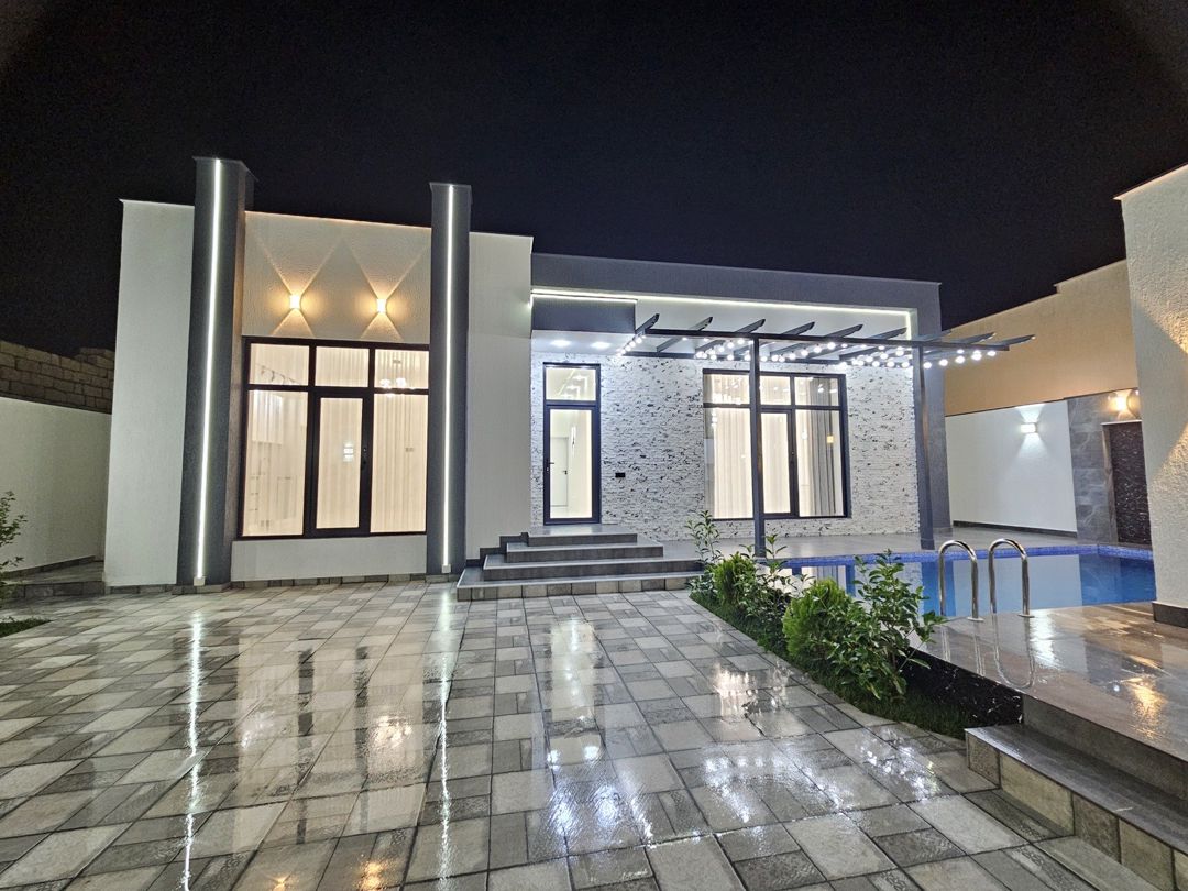 Satılır 4 otaqlı həyət evi/bağ evi 155 m² — Ev, villa, Bakı (2)