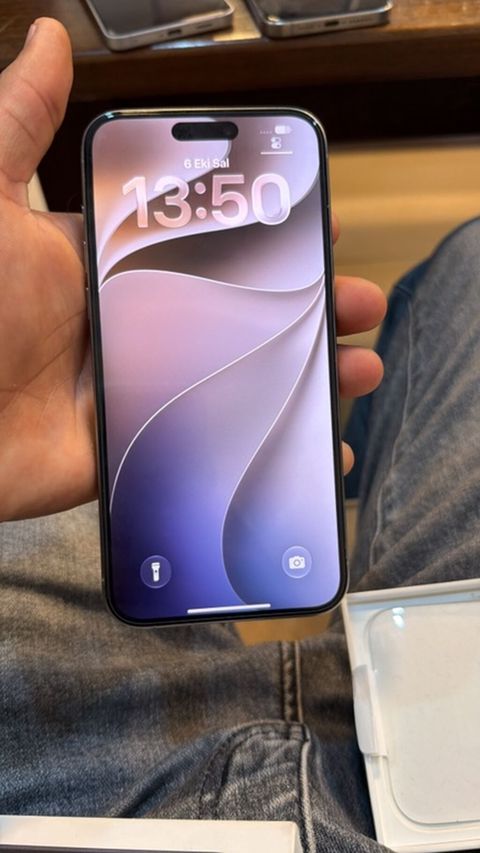 IPhone 15 Pro Max, Natural Titanium, Face ID — Bakı