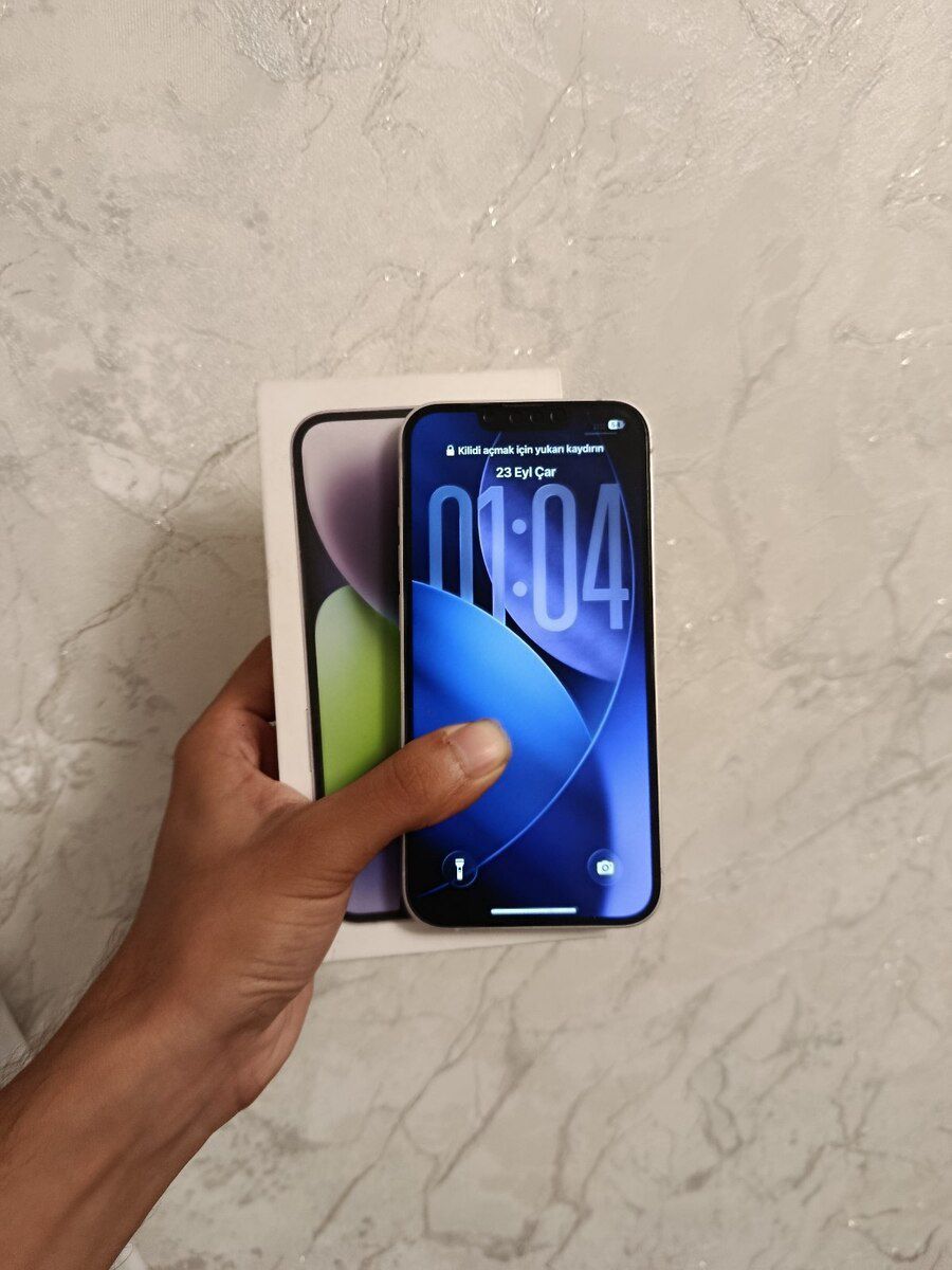Apple iPhone 14 Purple 128GB/4GB — Smartfonlar, Bakı (2)