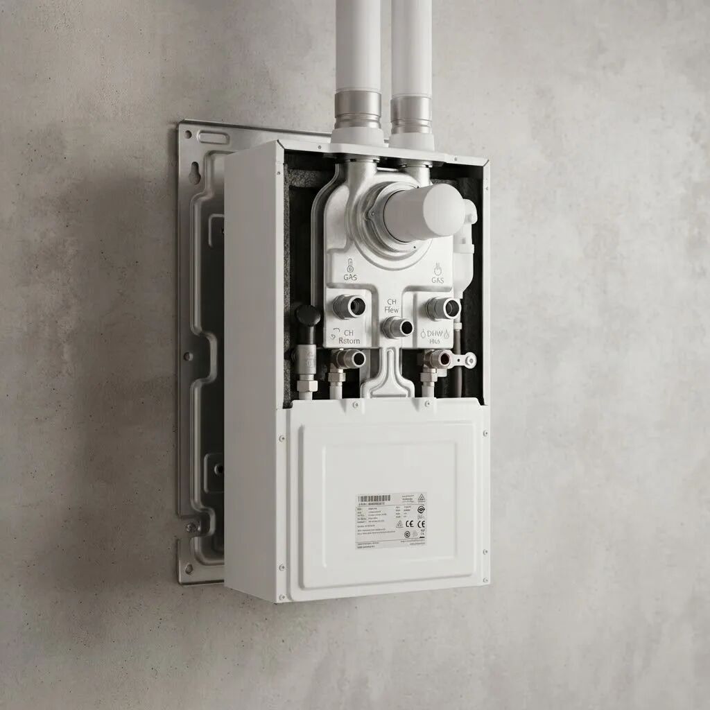 Midea L1PB36-C22W Kombi İkidövrəli (istilik + isti su) qaz — Kombilər, Bakı (3)