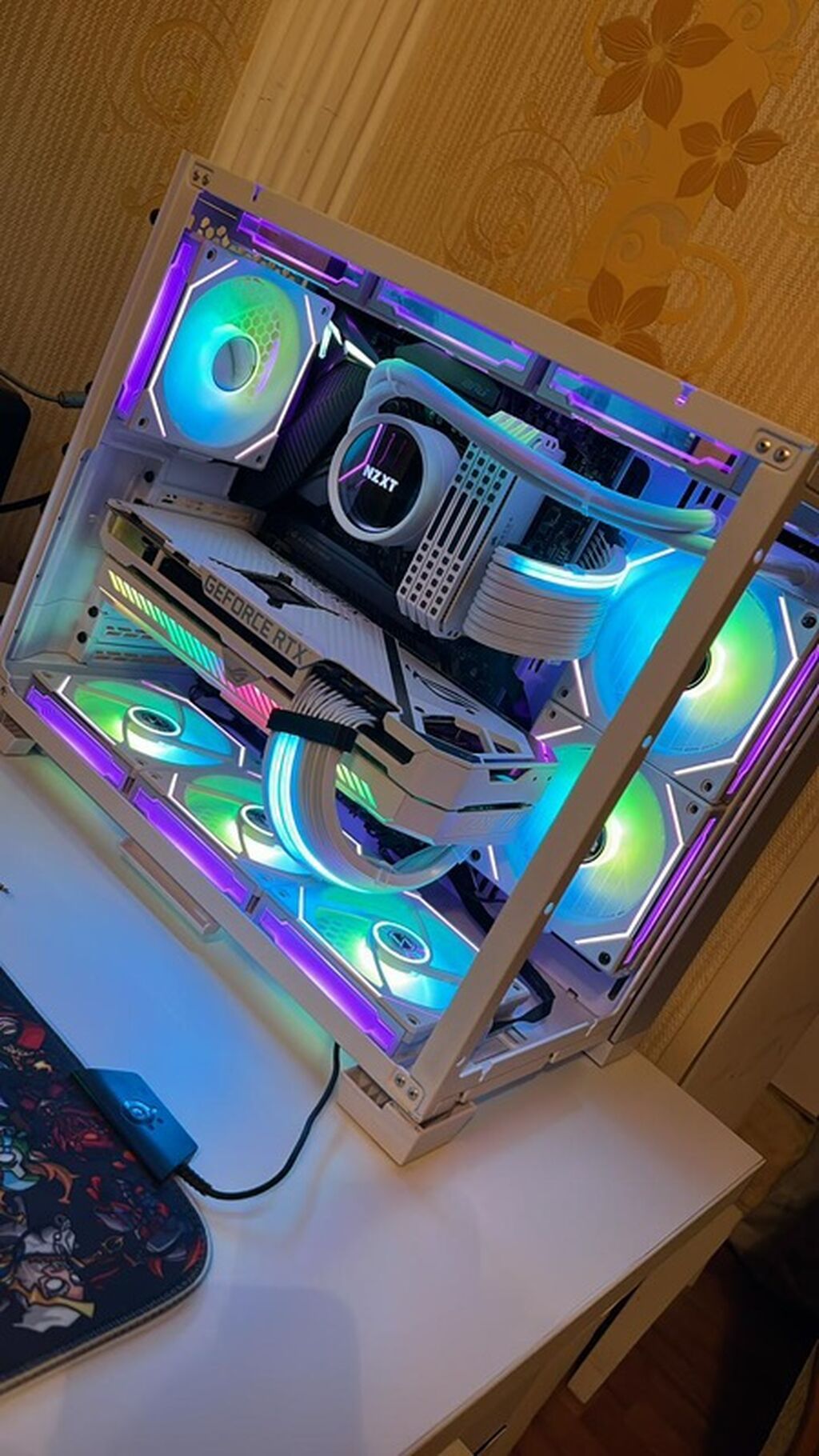 Video kart asus ros strix 3080 10 GB video kart ideal veziyyetdedi — Masaüstü kompüterlər, Bakı (4)