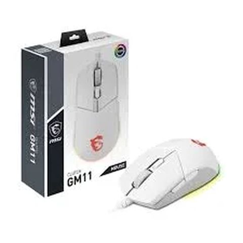 MSI Clutch GM11 White 5000 DPI RGB Simli Gaming Siçanı MSI Clutch — Bakı