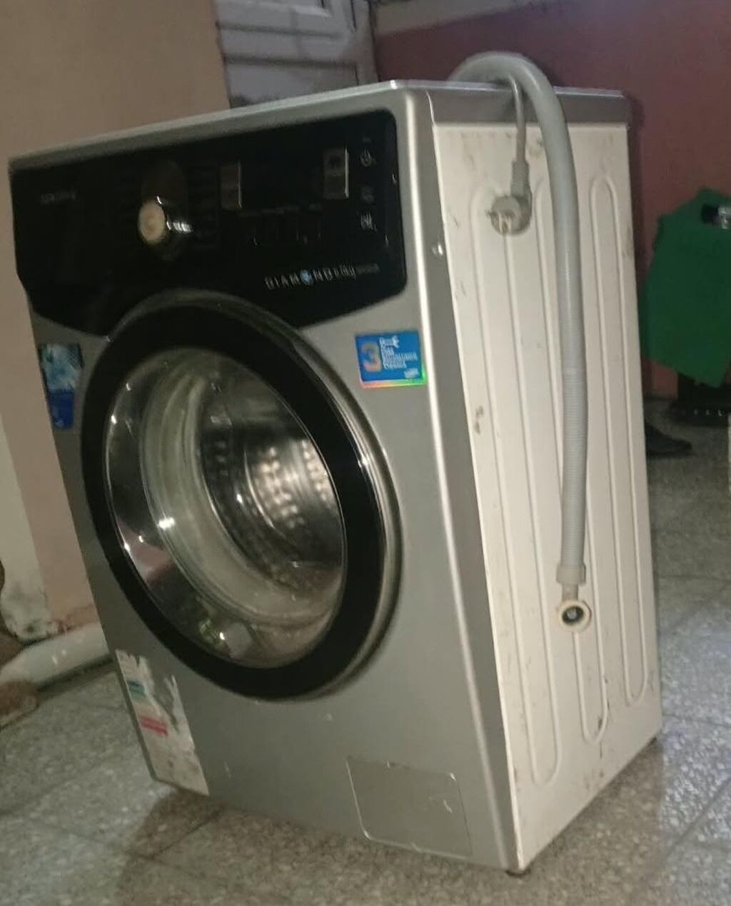 Paltaryuyan maşın Samsung, 6 kq, İşlənmiş, Avtomat, Qurutmasız — Çamaşır maşınları, Bakı (3)