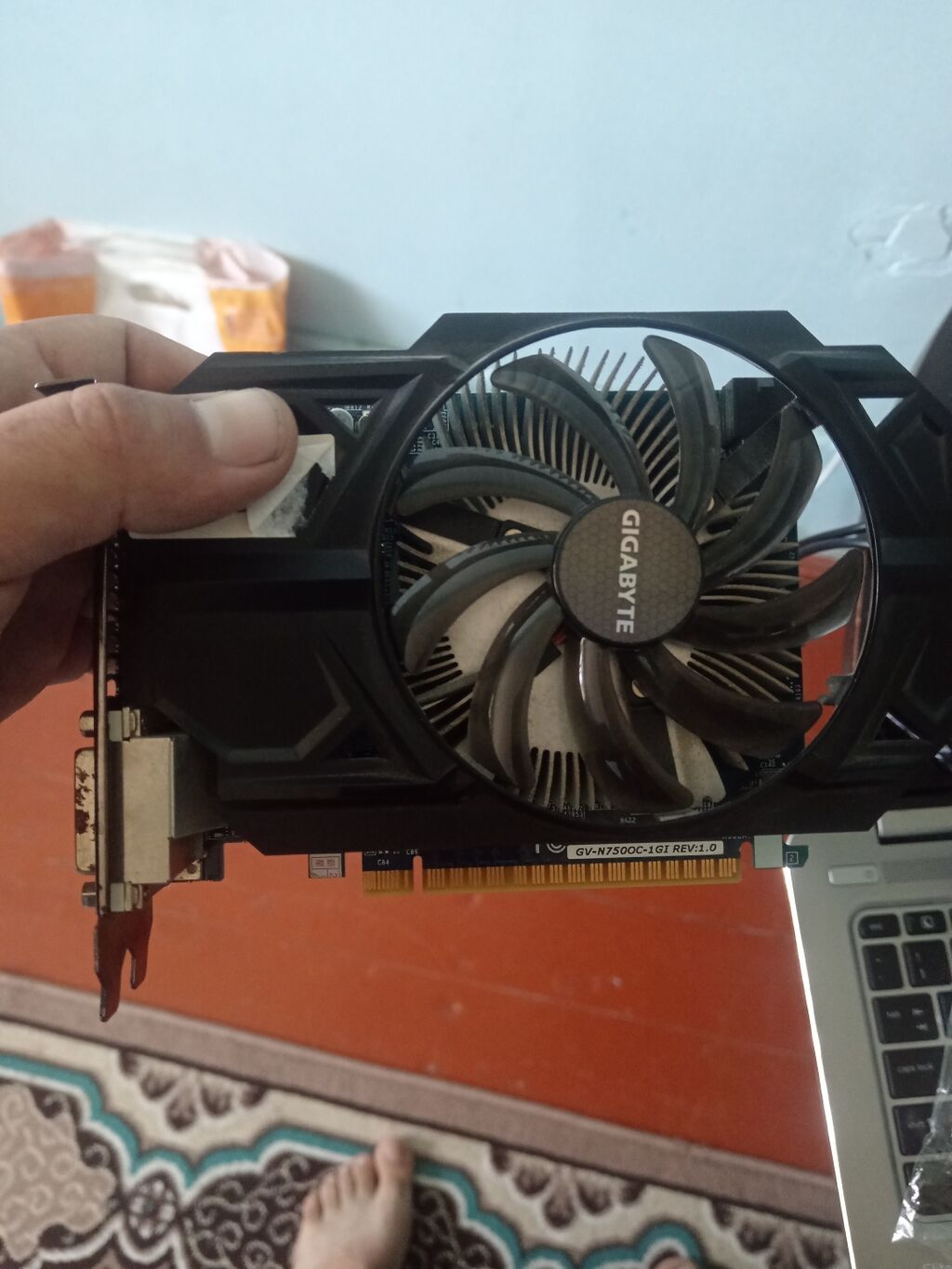Gigabyte GeForce GTX 750 OC (GV-N750OC-1GI Rev:1.0) videokart - GPU — Qrafik kartlar, Bakı