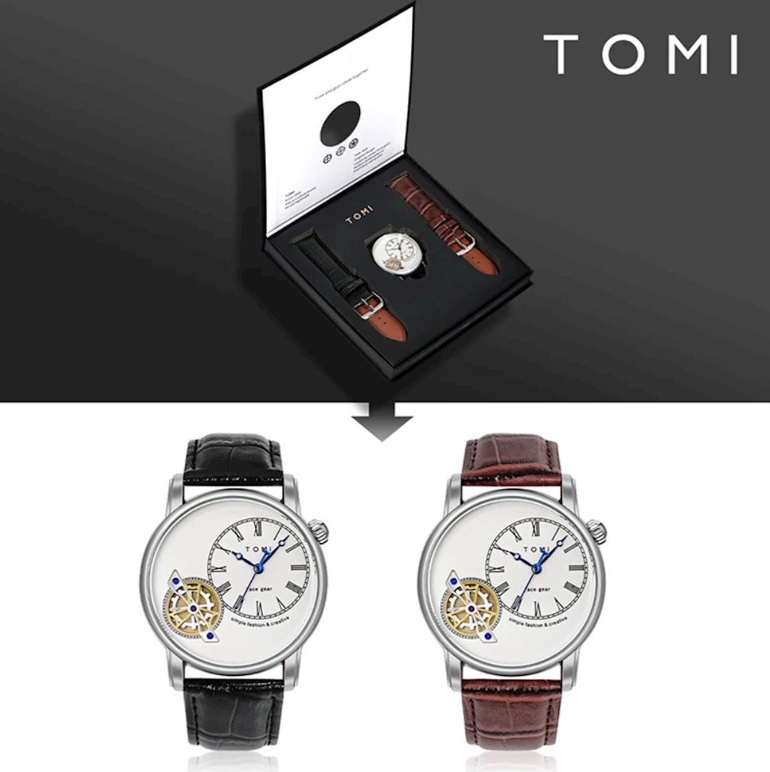 Qol saatı Tomi 103-4 Silver/Black/White — Mallar, Bakı (2)