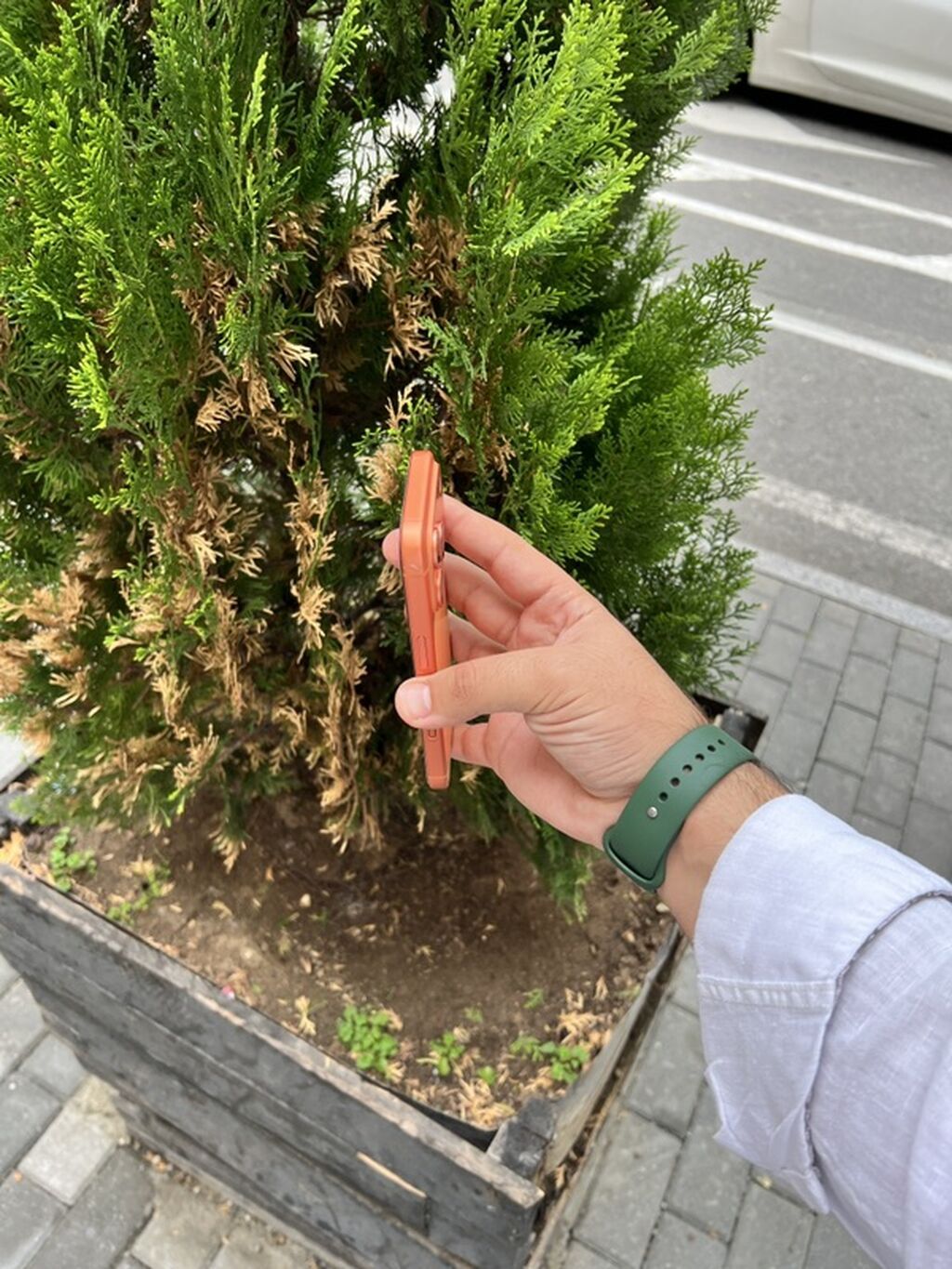 IPhone 17 Pro, 256 GB, Narıncı, Zəmanət, Simsiz şarj, Face ID — Apple iPhone, Bakı (10)