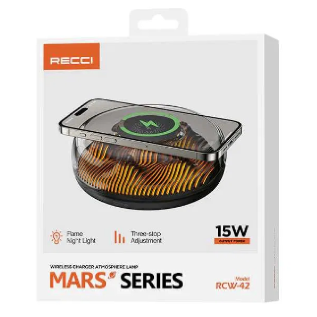 Recci RCW-42 seriyalı simsiz şarj cihazı — Telefonlar və qadjetlər, Bakı (2)