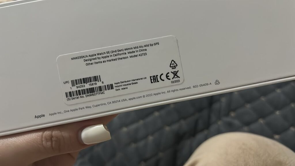 Apple Watch SE (2-ci nəsil) – 44 mm, GPS - Korpus: Midnight — Ağıllı saatlar, Masazır (5)
