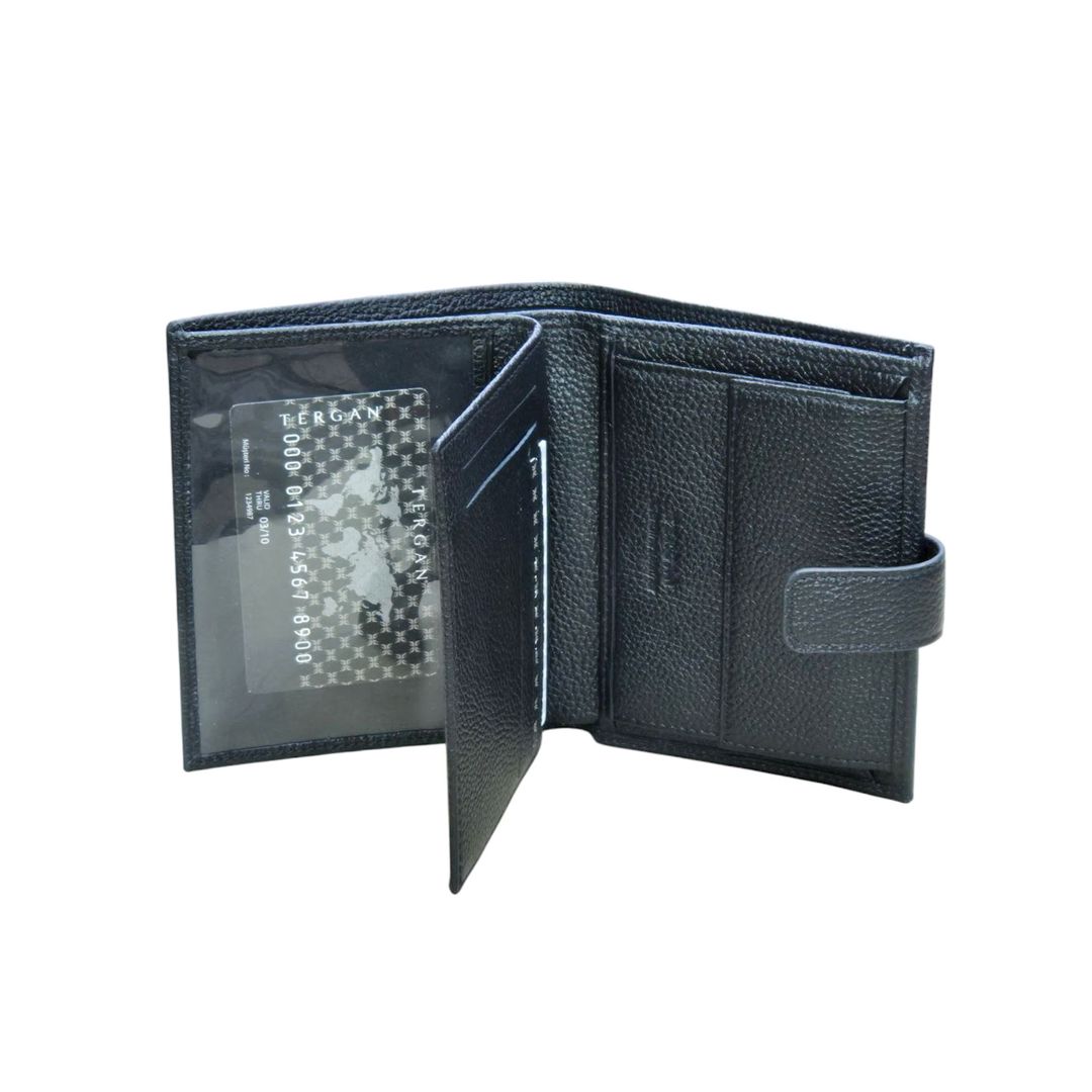 Dəri pulqabı kişilər üçün Tergan_1577_Black — Mallar, Bakı (2)